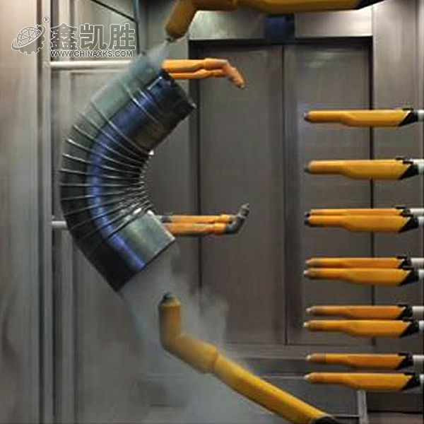 機器人噴塗抽油煙機管道