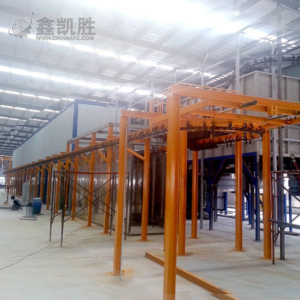 噴粉生産線-積放鍊輸送系統